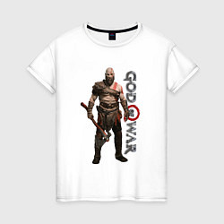 Женская футболка КРАТОС, БОГ ВОЙНЫ GOD OF WAR