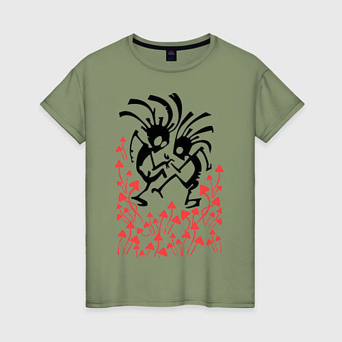 Женская футболка Грибочки / Авокадо – фото 1