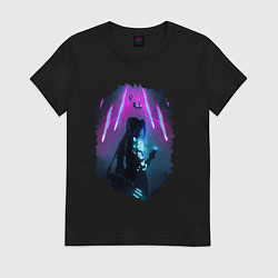 Женская футболка ДЖИНКС, ЛИГА ЛЕГЕНД ARCANE JINX