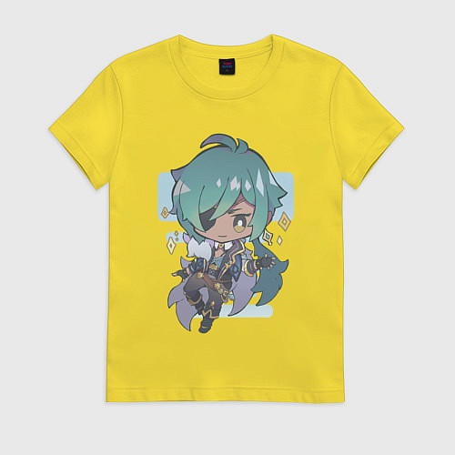 Женская футболка Чиби Кейя / Желтый – фото 1
