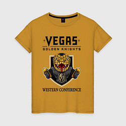 Женская футболка Vegas Golden Knights Вегас Золотые Рыцари