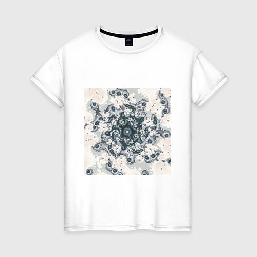 Женская футболка Коллекция Journey Зима 587-1 Квадрат / Белый – фото 1