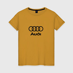 Женская футболка Audi