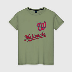 Женская футболка Washington Nationals - baseball team!