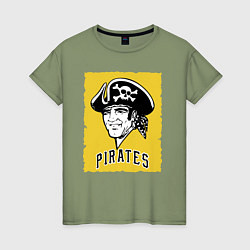 Женская футболка Pittsburgh Pirates baseball