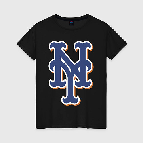 Женская футболка New York Mets - baseball team / Черный – фото 1