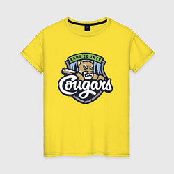 Женская футболка Kane County Cougars - baseball team