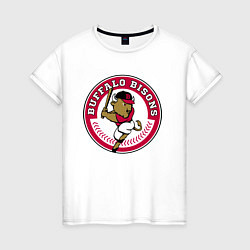 Женская футболка Buffalo Bisons - baseball team
