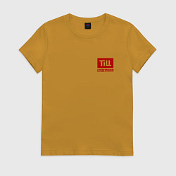 Женская футболка TILL LINDEMANN NEW LOGO