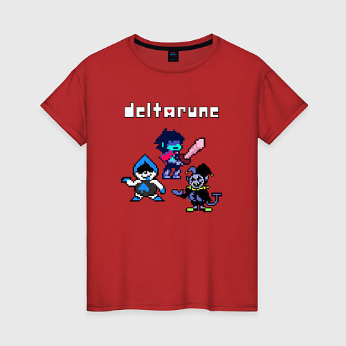 Женская футболка Deltarune Дельтарун / Красный – фото 1