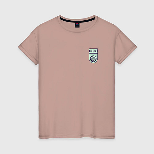 Женская футболка Футбольный клуб УФА / Пыльно-розовый – фото 1