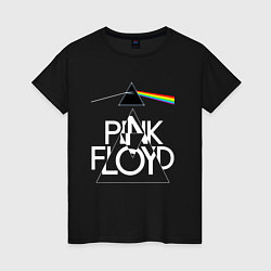 Женская футболка PINK FLOYD LOGO ПИНК ФЛОЙД