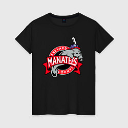 Женская футболка Brevard County Manatees - baseball team