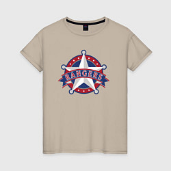 Женская футболка Texas Rangers -baseball team