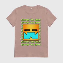 Женская футболка GEOMETRY DASH КЛАССИКА УРОВЕНЬ