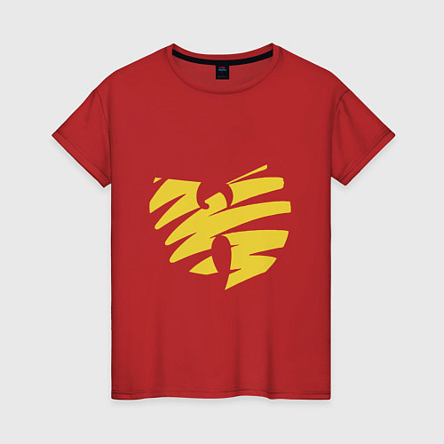 Женская футболка Wu - Clan / Красный – фото 1