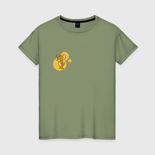 Женская футболка Angry Mouse Jerry / Авокадо – фото 1