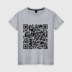 Женская футболка QR-код Скала Джонсон