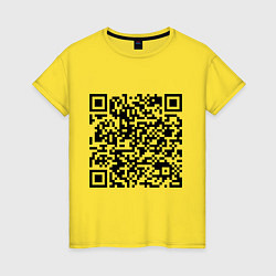 Женская футболка QR-код Скала Джонсон