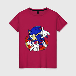 Женская футболка Blue Hedgehog