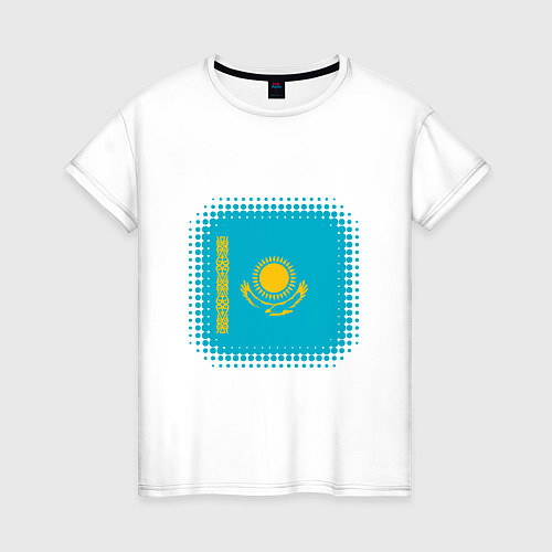 Женская футболка Мой Казахстан / Белый – фото 1