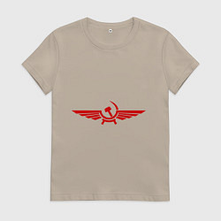 Женская футболка Серп и молот в виде орла