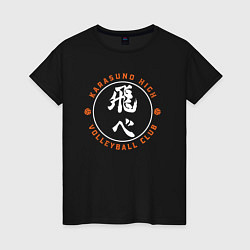 Женская футболка Haikyuu!! - Karasuno High Волейбол Старшая Карасун