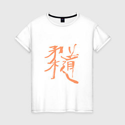 Женская футболка Дзюдо Иероглиф