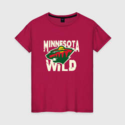 Женская футболка Миннесота Уайлд, Minnesota Wild