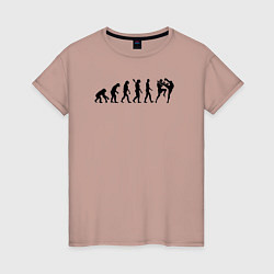 Женская футболка Эволюция Муай Тай