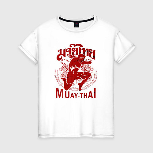 Женская футболка Muay Thai Thailand / Белый – фото 1