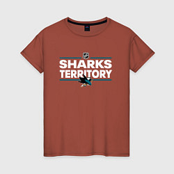 Женская футболка SHARKS TERRITORY САН-ХОСЕ ШАРКС