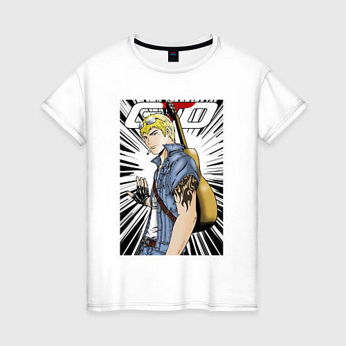 Женская футболка Onizuka bard / Белый – фото 1