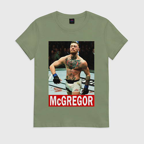 Женская футболка Конор МакГрегор McGregor / Авокадо – фото 1
