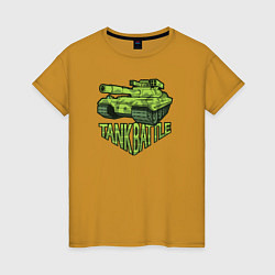 Женская футболка Tank battle