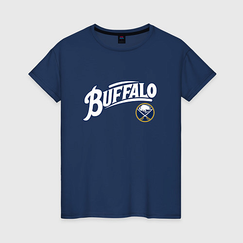 Женская футболка Баффало Сейберз , Buffalo Sabres / Тёмно-синий – фото 1