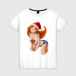 Женская футболка Сhristmas Girl by sexygirlsdraw