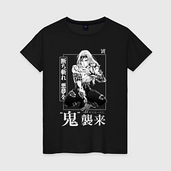 Женская футболка Кибуцуджи Музан воин