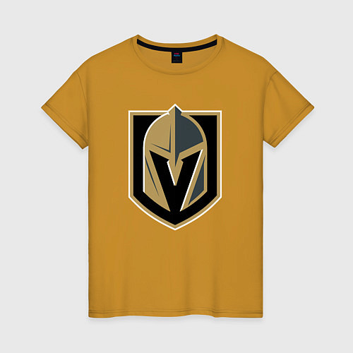 Женская футболка Vegas Golden Knights , Вегас Голден Найтс / Горчичный – фото 1