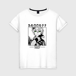 Женская футболка Беннетт Bennett, Genshin Impact