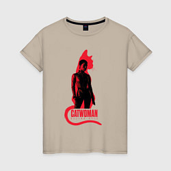 Женская футболка Cat silhouette Cat women