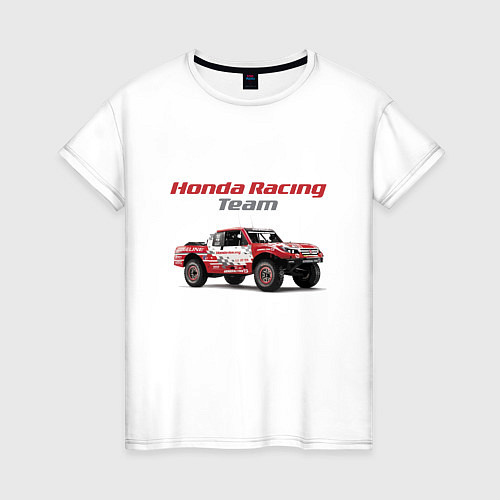 Женская футболка Honda racing team / Белый – фото 1
