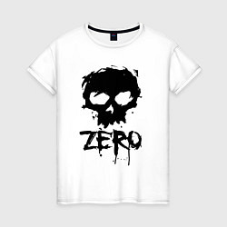 Женская футболка Zero skull