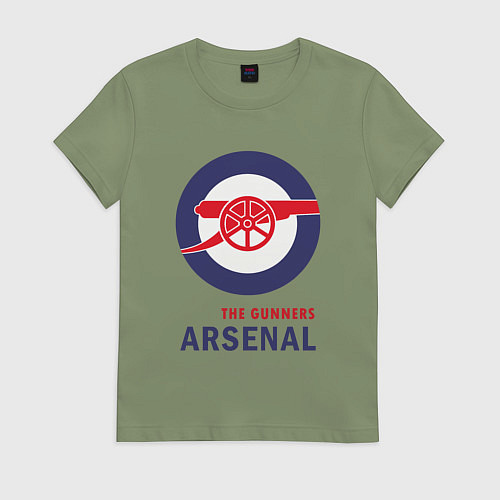 Женская футболка Arsenal The Gunners / Авокадо – фото 1