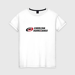 Женская футболка Carolina Hurricanes Каролина Харрикейнз