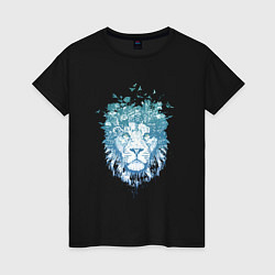 Женская футболка Lion синий 1 штука в цветах