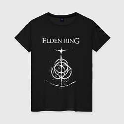 Женская футболка Elden ring лого