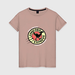 Женская футболка Чокобо экспресс