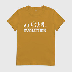 Женская футболка HOCKEY EVOLUTION ХОККЕЙ ЭВОЛЮЦИЯ
