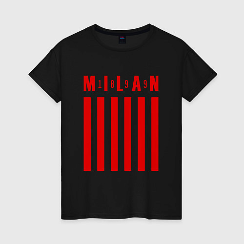 Женская футболка MILAN МИЛАН 1899 / Черный – фото 1